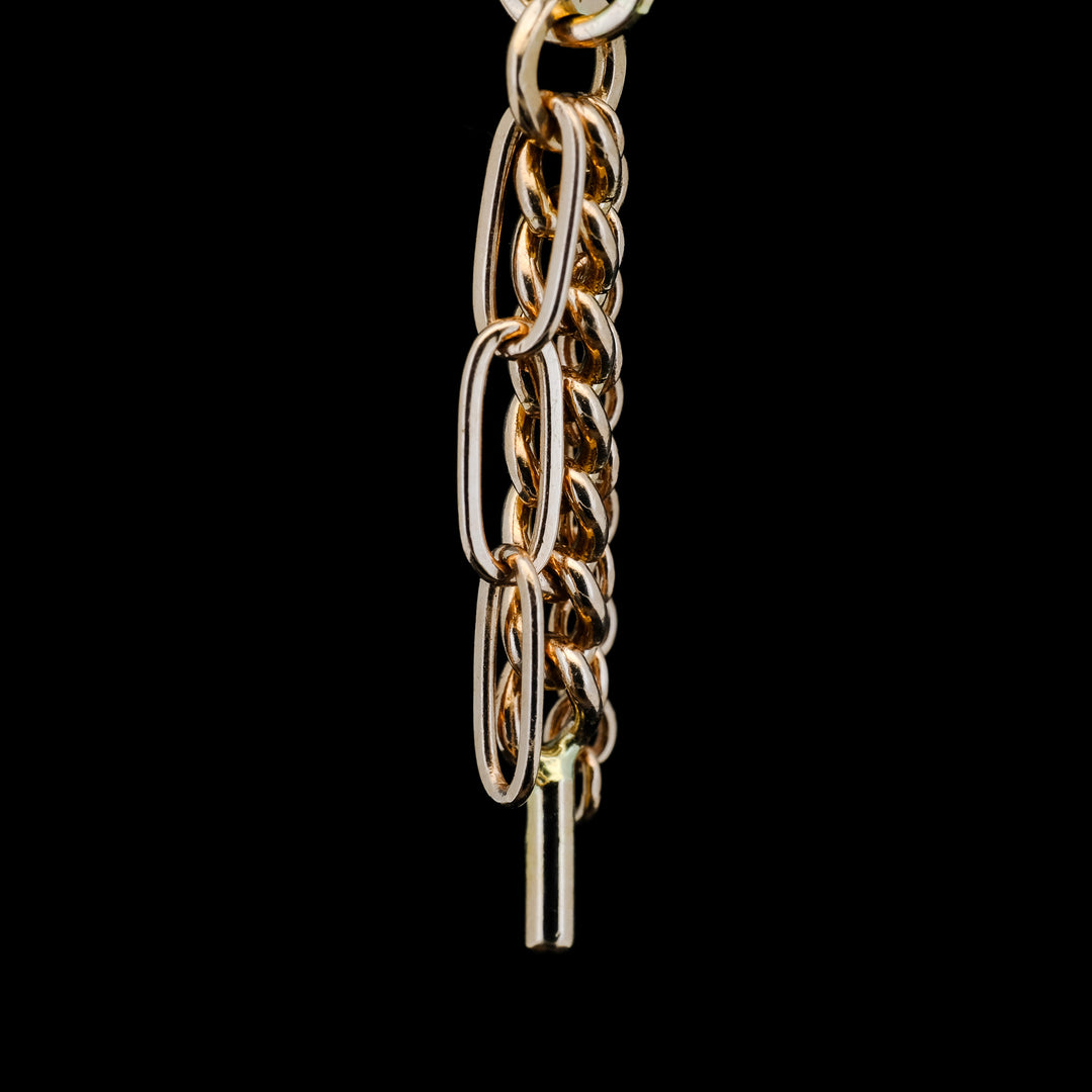 Rose Gold Chain Assemblage - Charm