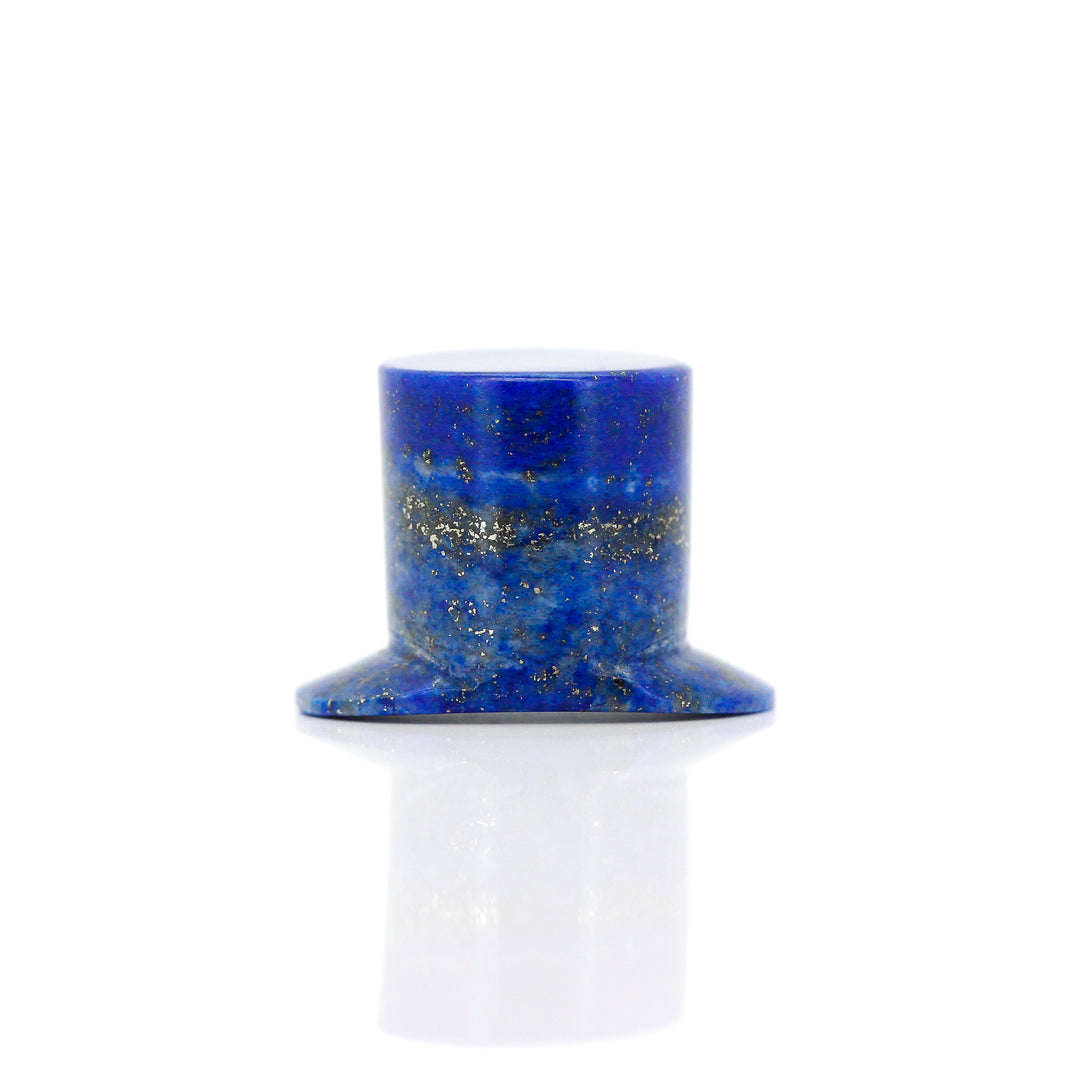 Lapis Lazuli -Round Labret Plug - 12mm (1/2")