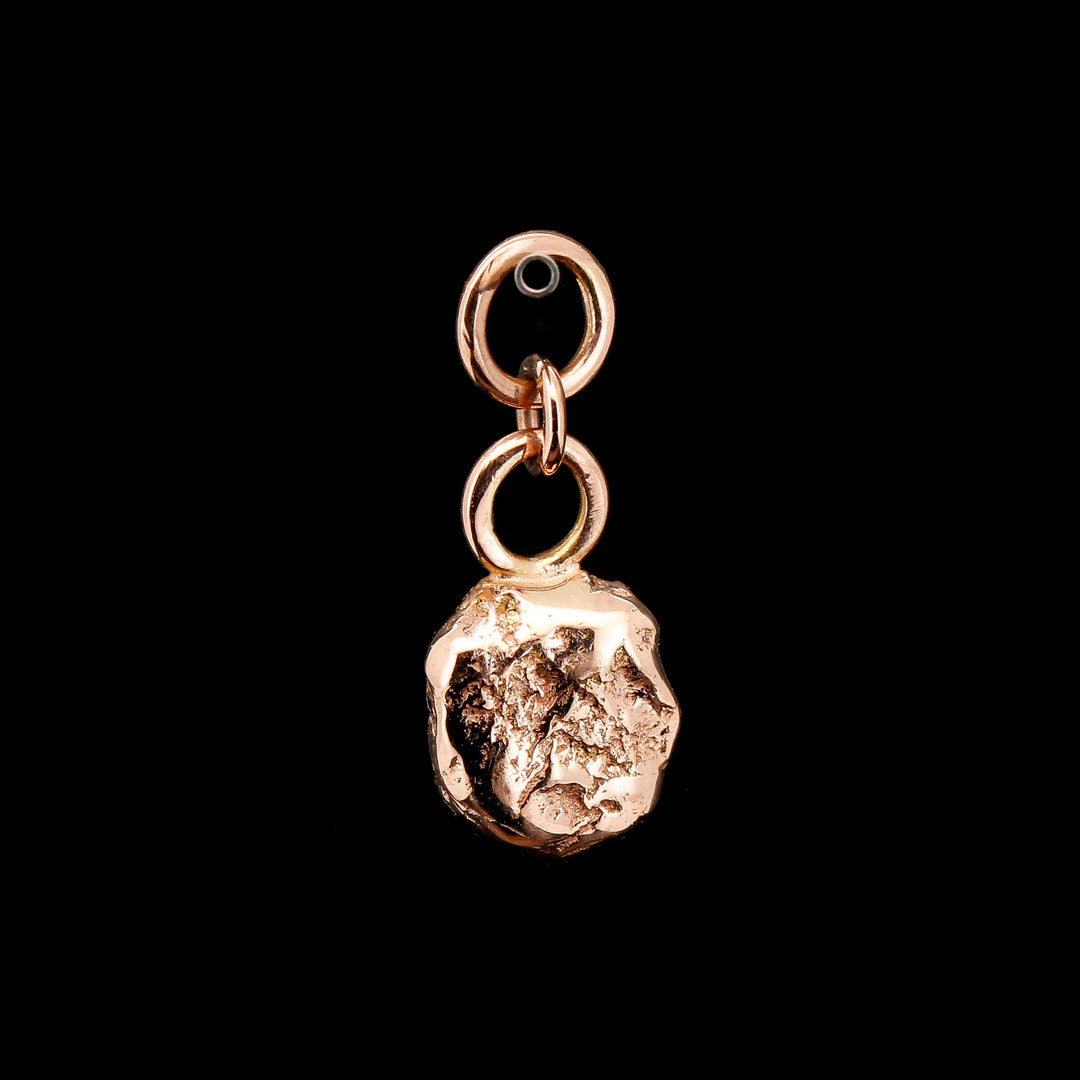 Diamond in 14kt Rose Gold Asteroid Charm
