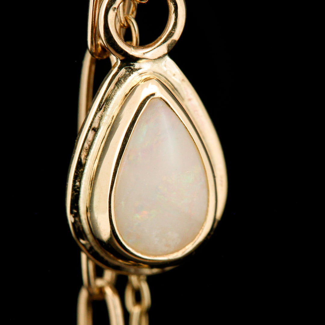 Australian Opal in 14kt Yellow Gold Sandman Charm