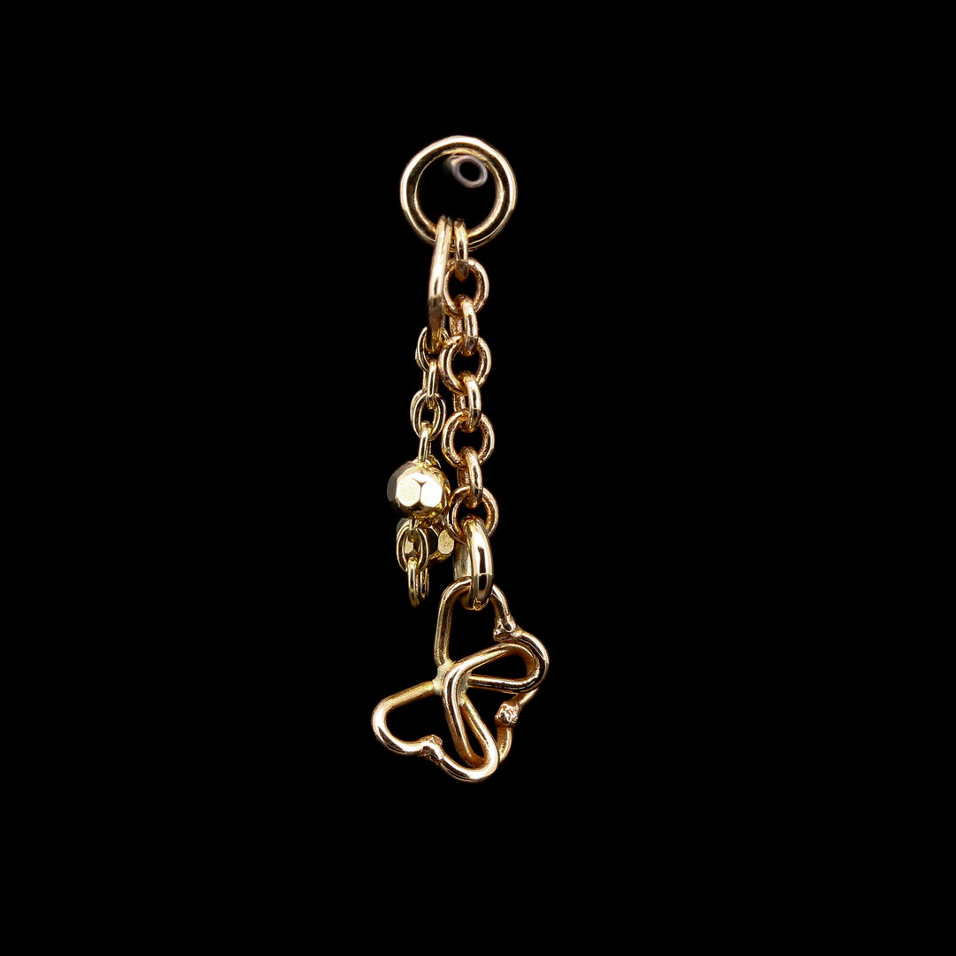 Butterfly Charm - 14kt Yellow Gold