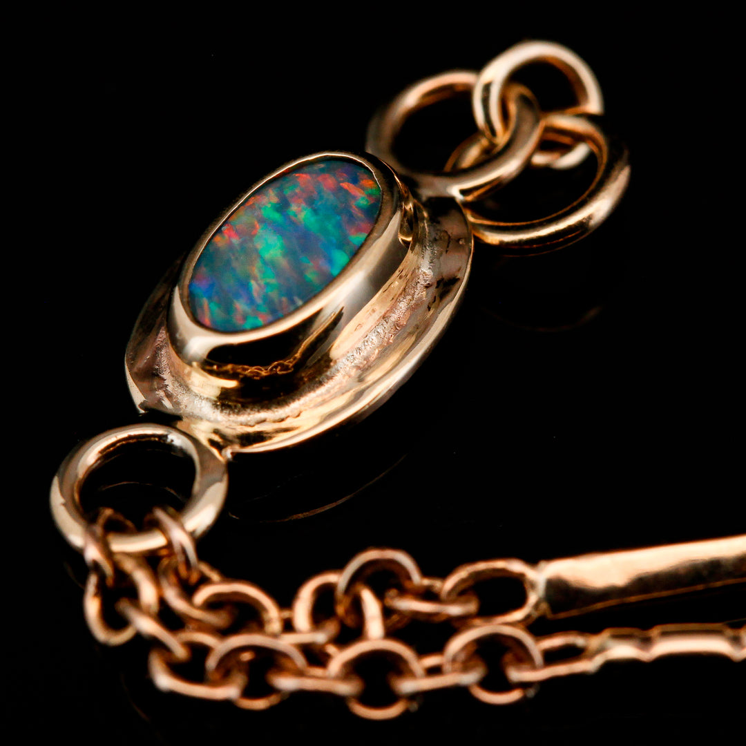 Lavender Opal in Yellow Gold Sabeth Charm