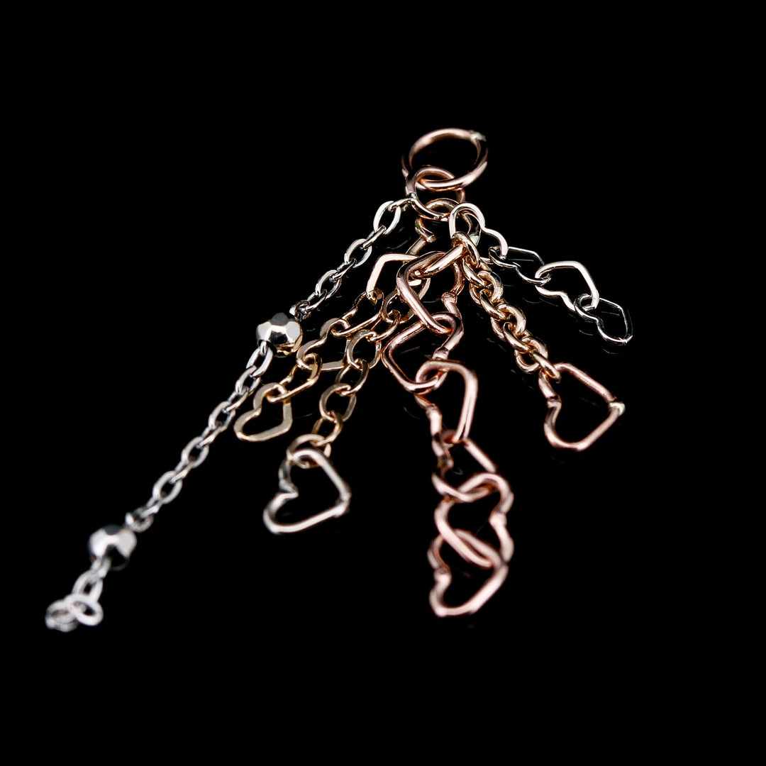 Mixed Gold Chain Charm