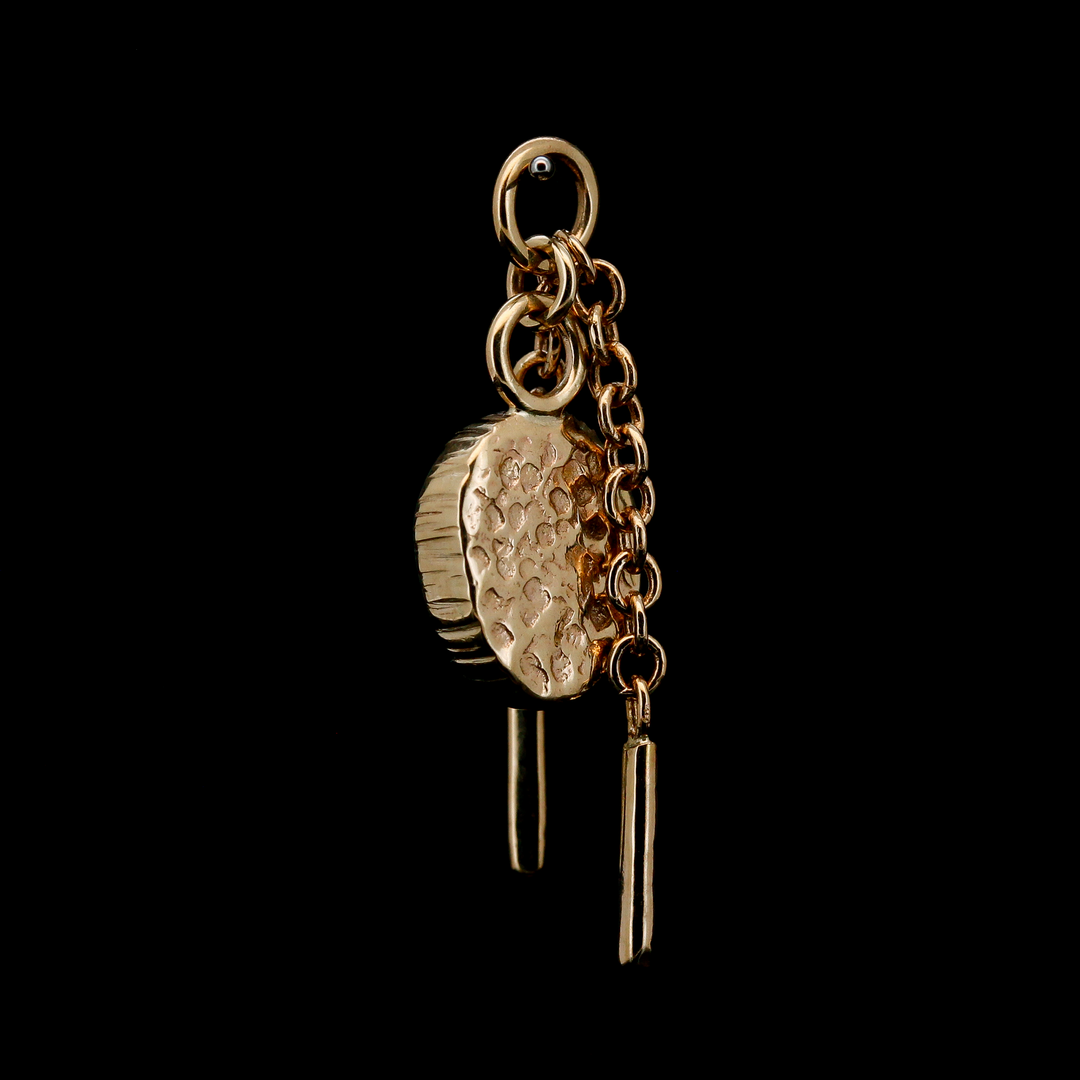 Andesine in Yellow Gold "Josey" Charm