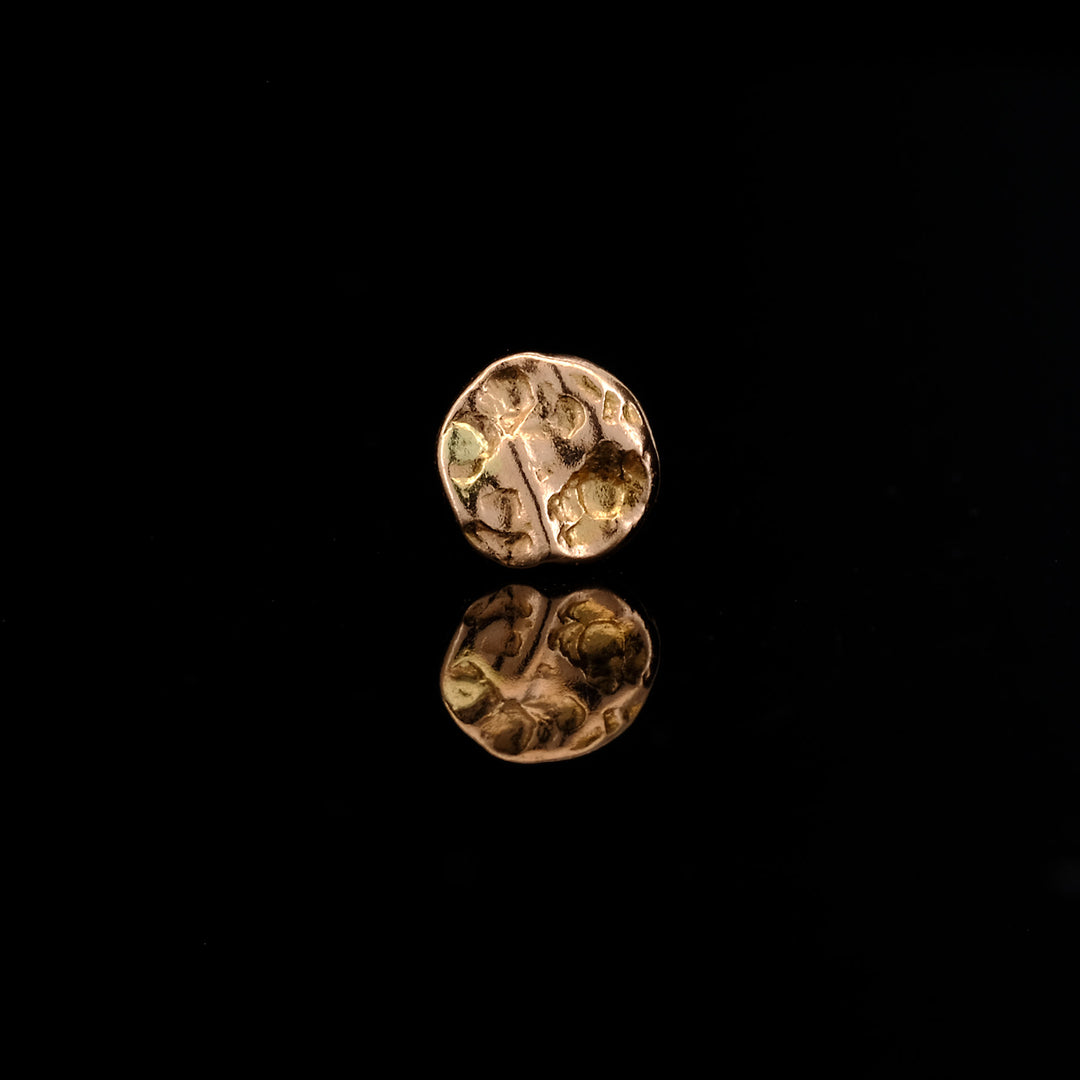 Moon Disk - Rose Gold - Threadless end