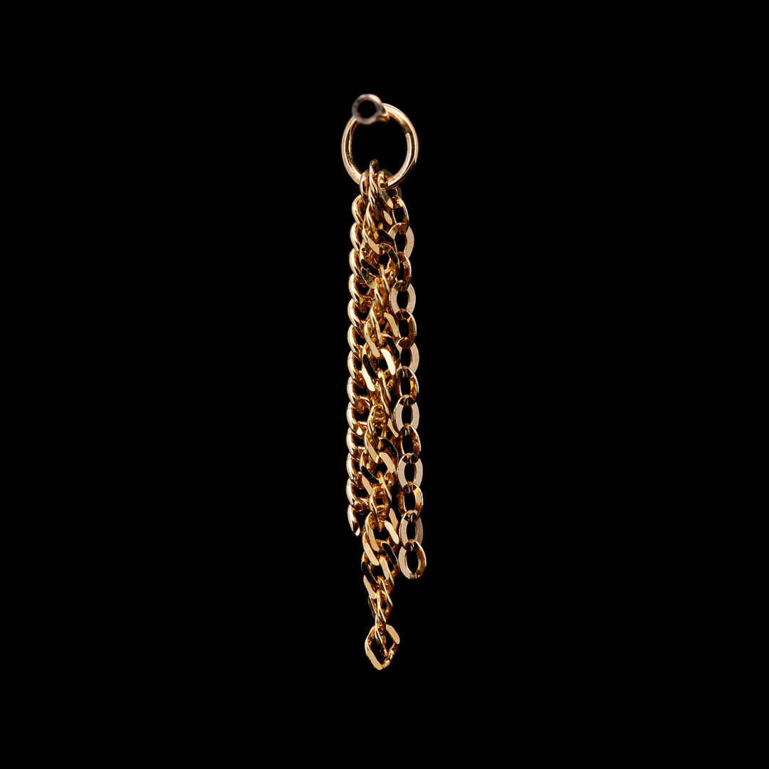 Yellow Gold "Simple Bit O' Texture" Charm