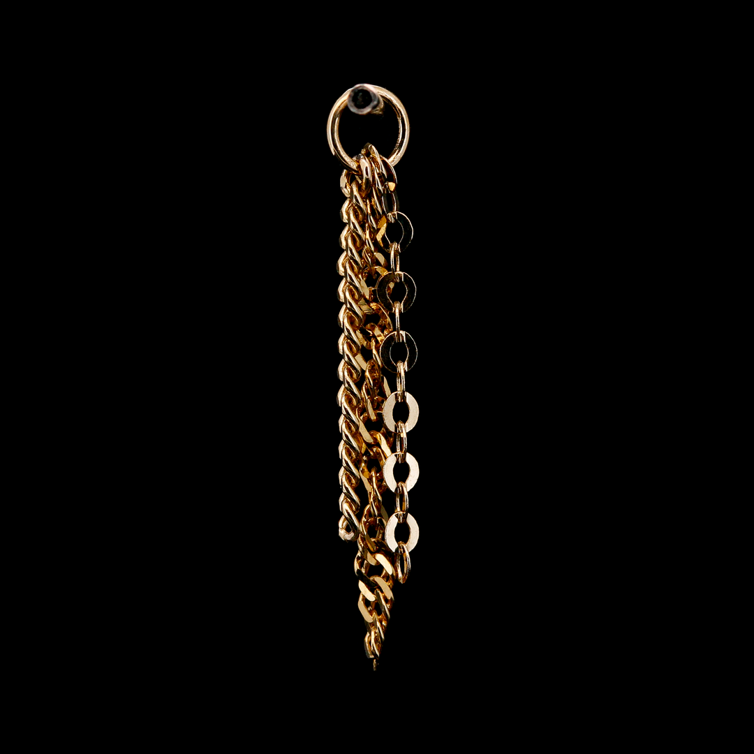 Yellow Gold "Simple Bit O' Texture" Charm