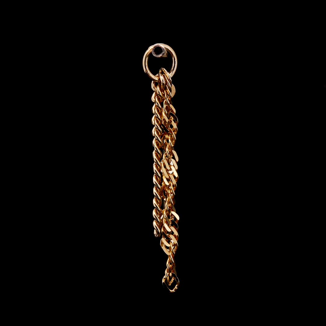 Yellow Gold "Simple Bit O' Texture" Charm